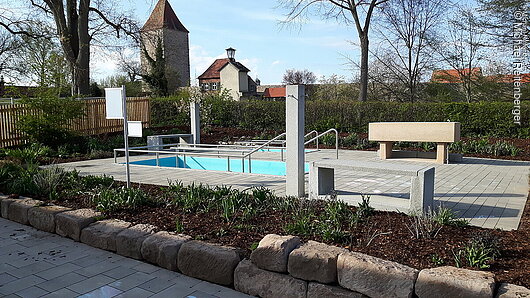 Kneipp-Anlage an der "Alten Promenade" (Dinkelsbühl, Romantisches Franken)