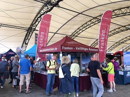 Messestand Franken auf der Velo 2021 in Frankenfurt a.Main