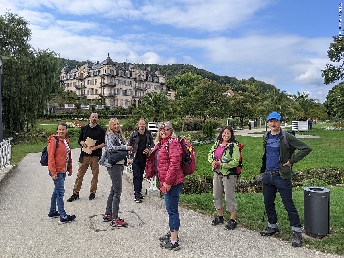 Gruppenpressereise 2021, Rosengarten Bad Kissingen