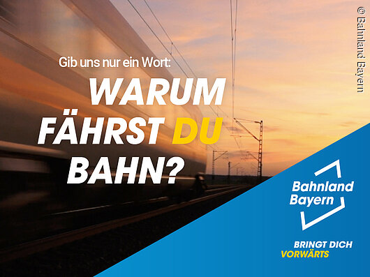 BEG-Kampagne "Warum fährst du Bahn?"
