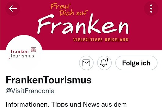 Twitter-Profil "FrankenTourismus"