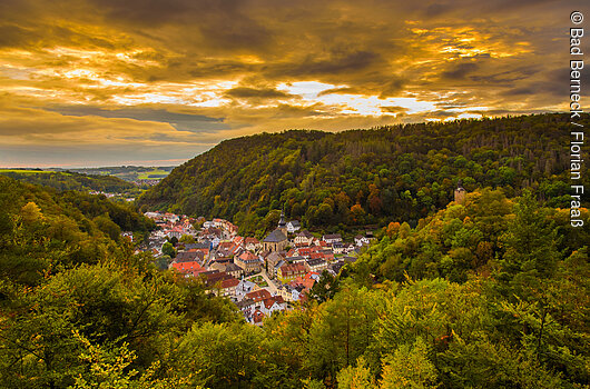 Bad Berneck, Blick von der schönen Aussicht