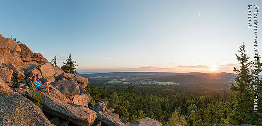 Fichtelgebirge, auf der Kösseine