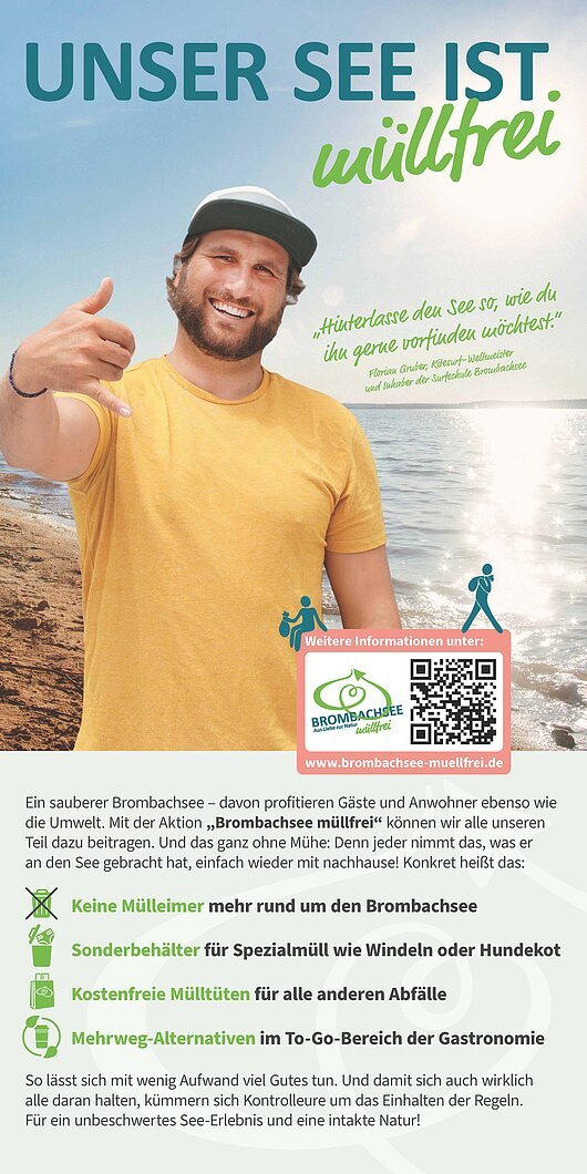 Kampagne "Brombachsee müllfrei"