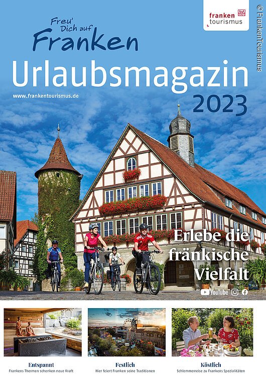 Broschüre "Freu' Dich auf Franken - Urlaubsmagazin 2023"