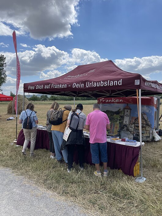 Informationsstand beim "Tag der Franken 2023" (Bad Windsheim)