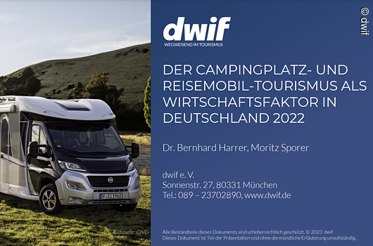 Wirtschaftsfaktor Caravaning, Update 2022 (dwif)