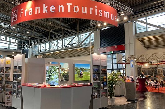 Franken-Stand bei der  Messe "Food & Life" 2023 (München)