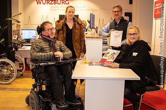 Barrierefreie Tourist Information Würzburg