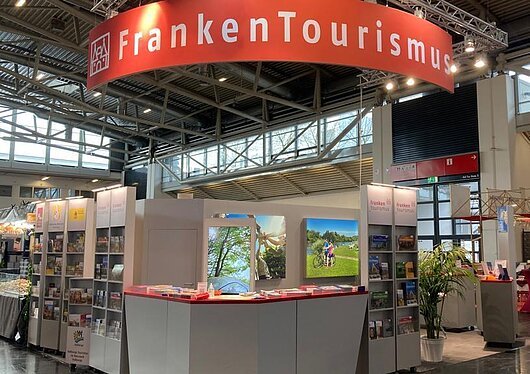 Franken-Stand bei der  Messe "Food & Life" 2023 (München)
