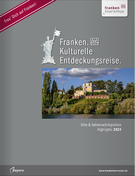 Broschüre Orte & Sehenswürdigkeiten Franken 2024