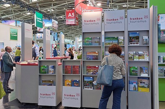 Franken-Stand bei der Messe f.re.e (München, 2024)