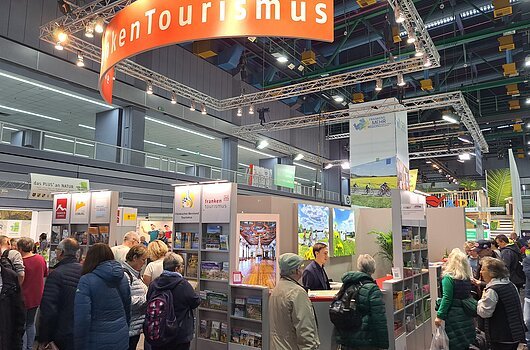 Großes Interesse am Frankenstand bei der Freizeitmesse 2024 (Nürnberg)