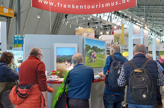 Großes Interesse am Frankenstand bei der CMT 2024 (Stuttgart)