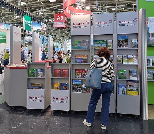 Franken-Stand bei der Messe f.re.e (München, 2024)