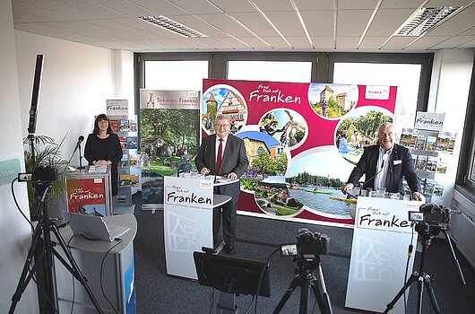 Pressekonferenz "Schalom Franken" am 24. März 2021 (Nürnberg)